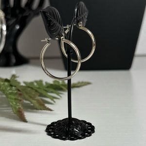 Round Hoop Earrings